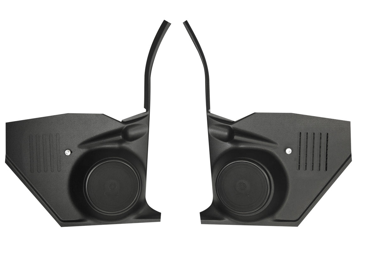 1968-1972 Chevrolet Nova kickpanel with Kenwood speakers, Custom Autosound KNOV-68-72