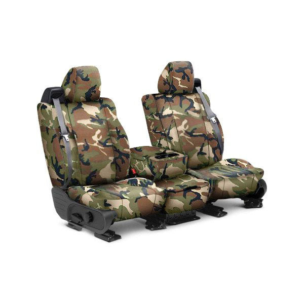 Custom Fit Classic Car & Truck Seat Covers for Mustang, C10, Bronco, Firebird & CJ7 – Retro Camouflage | Made in USA