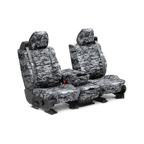 Custom Fit Classic Car & Truck Seat Covers for Mustang, C10, Bronco, Firebird & CJ7 – Digital Camouflage | Made in USA