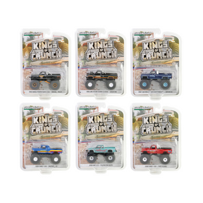 "Kings of Crunch" Set of 6 Monster Trucks Series 14 1/64 Diecast Model Trucks