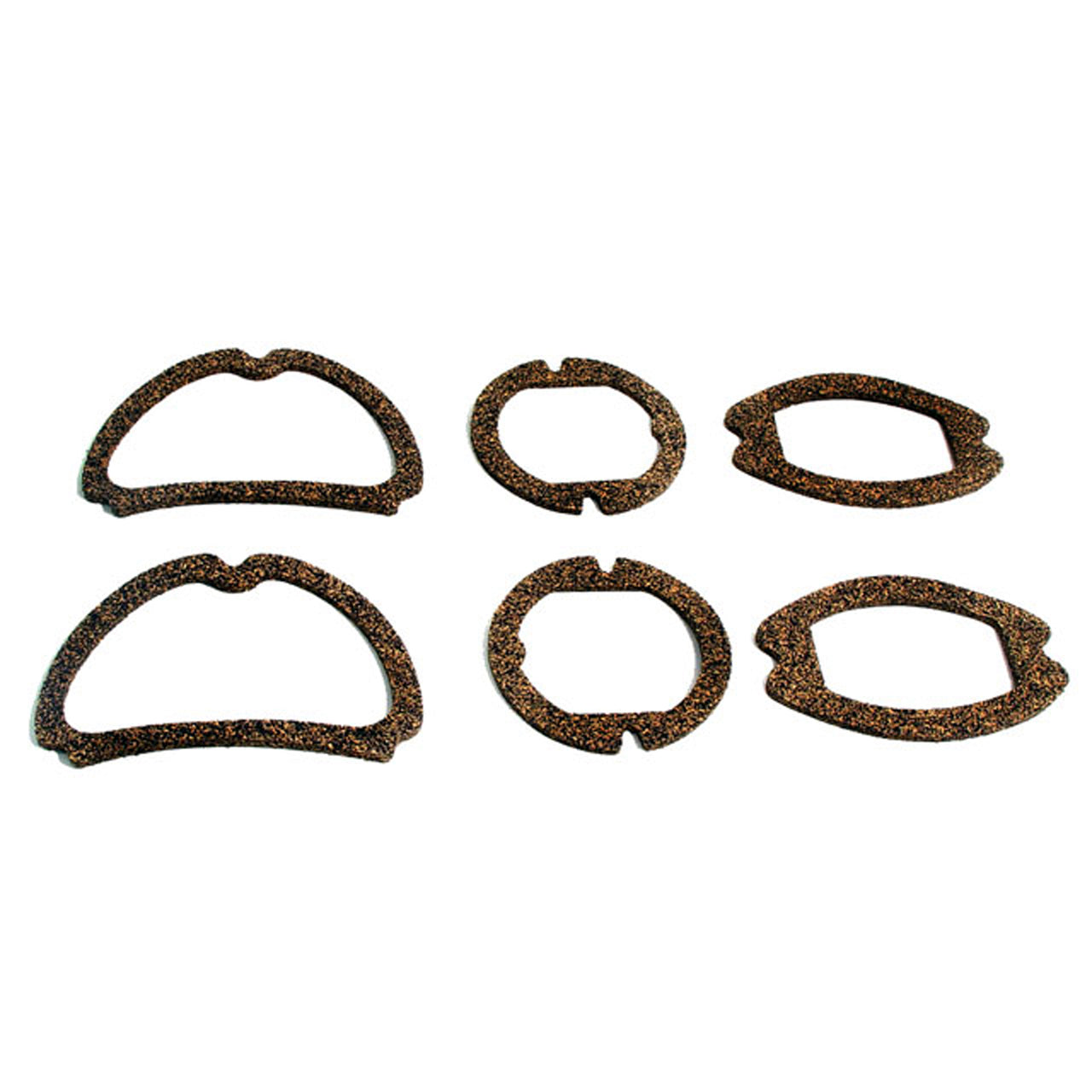 Lgk 2004-102 6-Piece Lens Gasket Kit Chevrolet Bel Air 1957, One-Fifty Series 1957, Two-Ten Series 1957