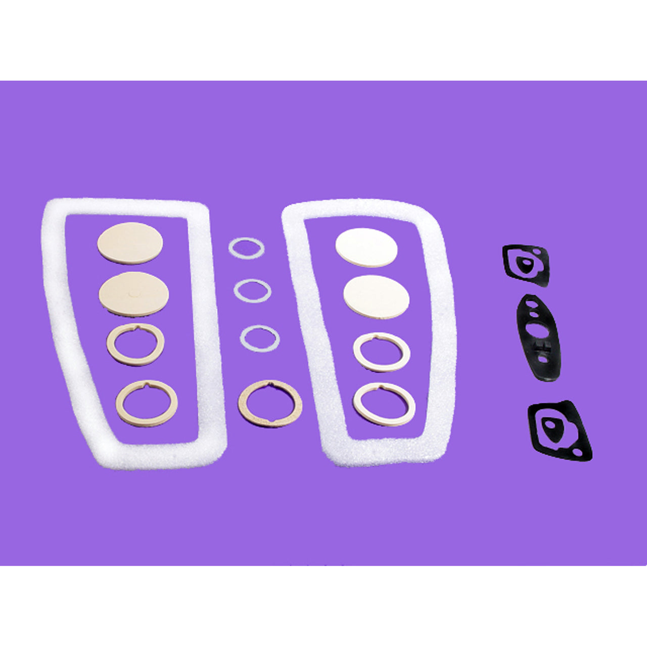 Lgk 2711-100 Lens Gasket Kit Dodge Coronet 1968