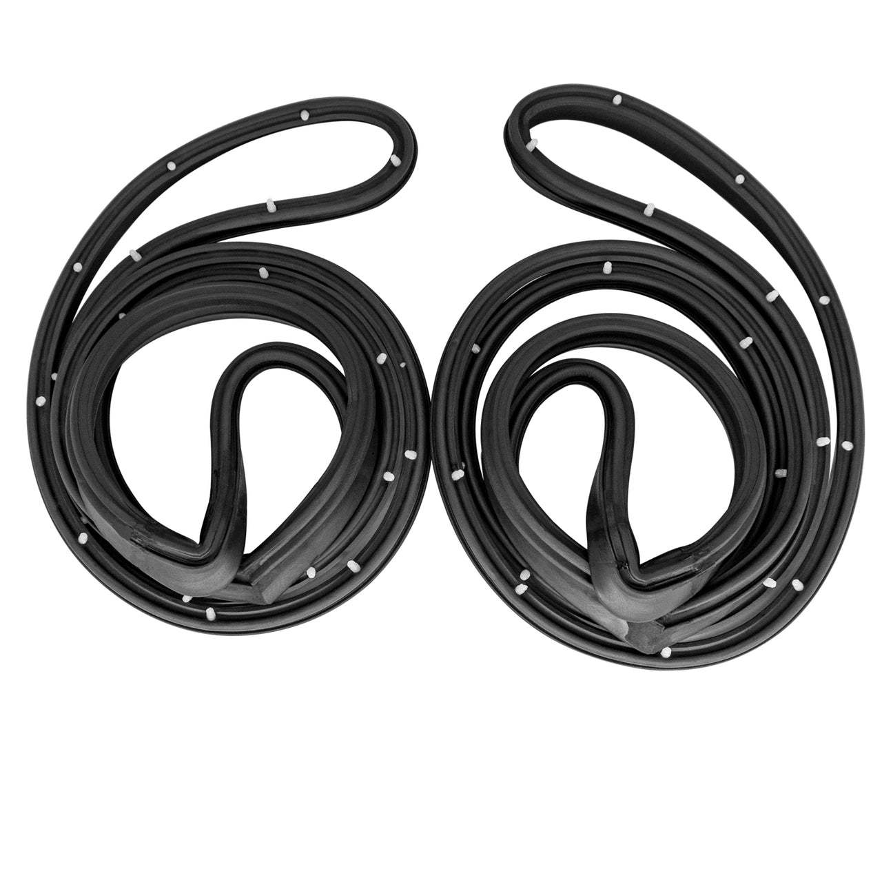 Lm 16-G/S Rear Molded Door Seals For 4-Door Sedan Only, With Rwd Buick Lesabre 1975-1976