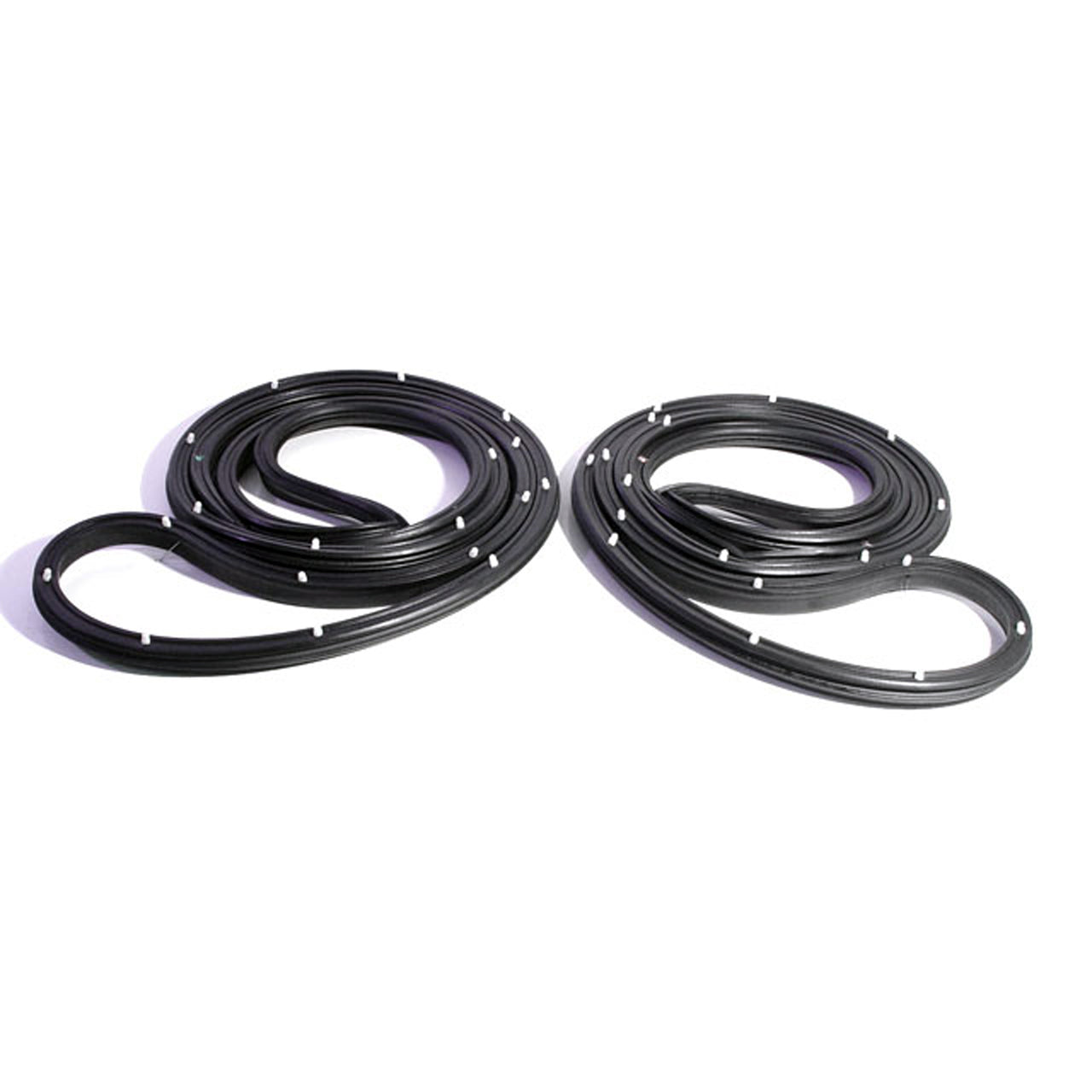 Lm 12-Qc Rear Molded Door Seals With Clips For 4-Door Station Wagon Buick Sportwagon 1966-1967