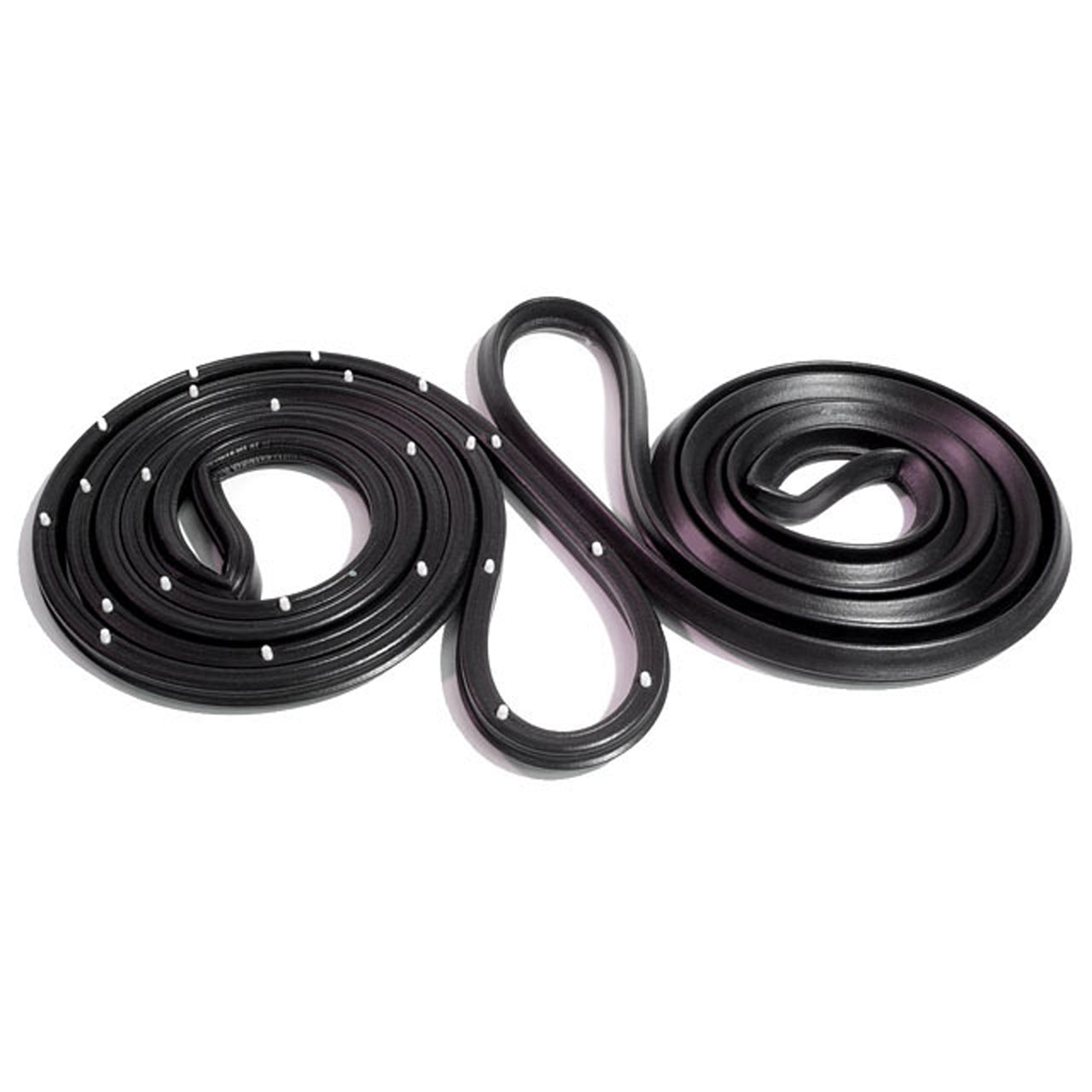Lm 21-D/R Rear Molded Door Seals With Clips For 4-Door Sedan Buick Lesabre 1965-1966, Wildcat 1965-1966