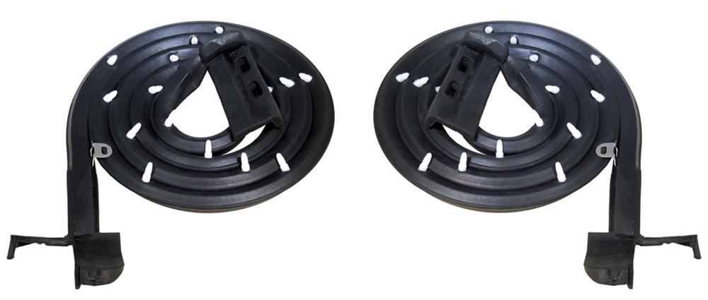 Rear Molded Door Seals With Clips. For 4-Hardtop Only, Pair
