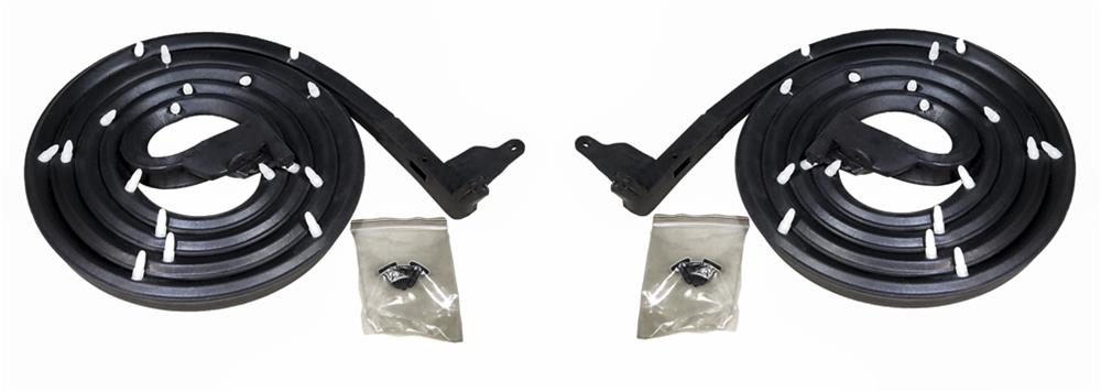Front Molded Door Seals With Clips. For 4-Door Hardtop Only