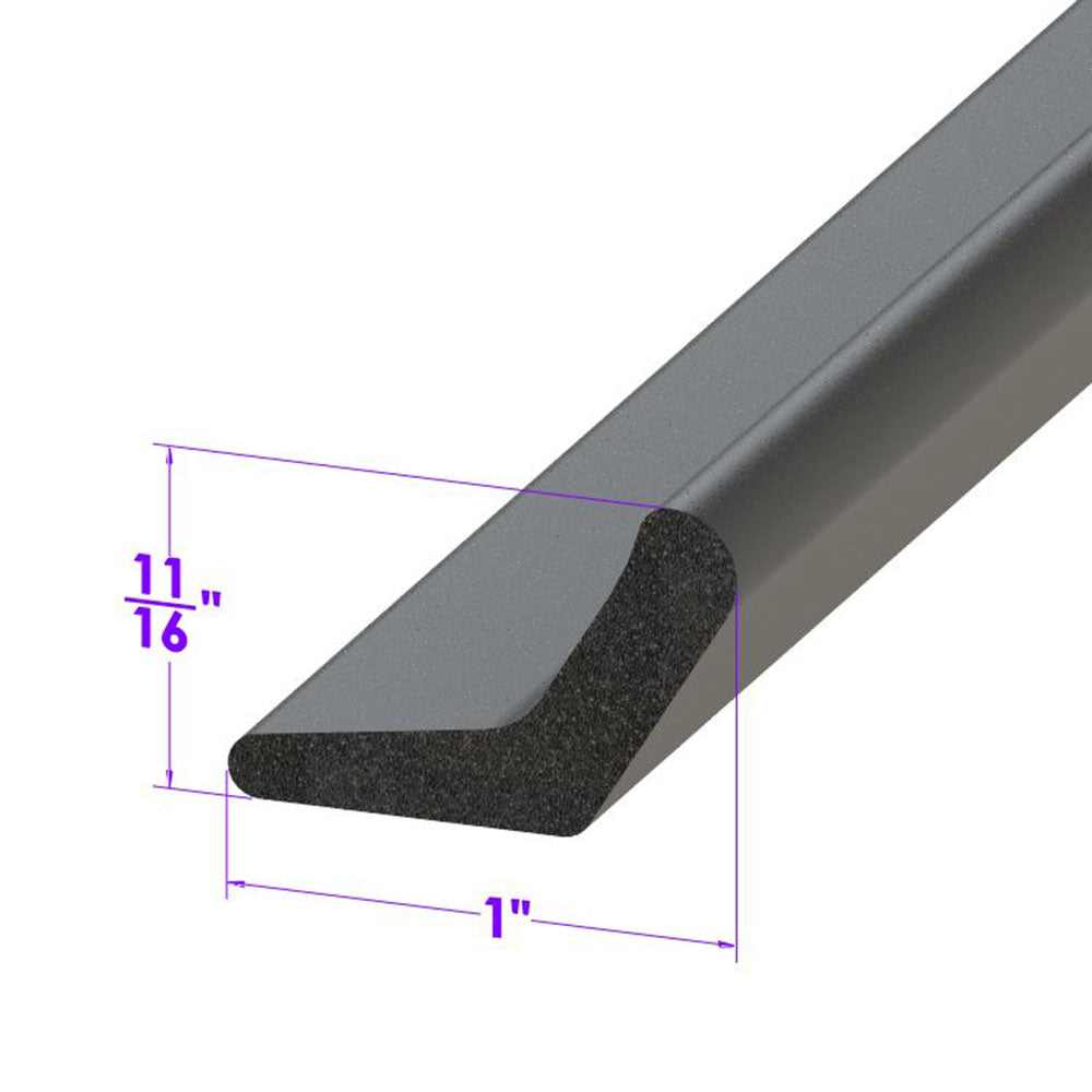 Lp 104-J Door Bottom Seal Made Of High-Quality Closed Cell Sponge Lincoln Cosmopolitan 1949-1951, Lincoln 1949-1951