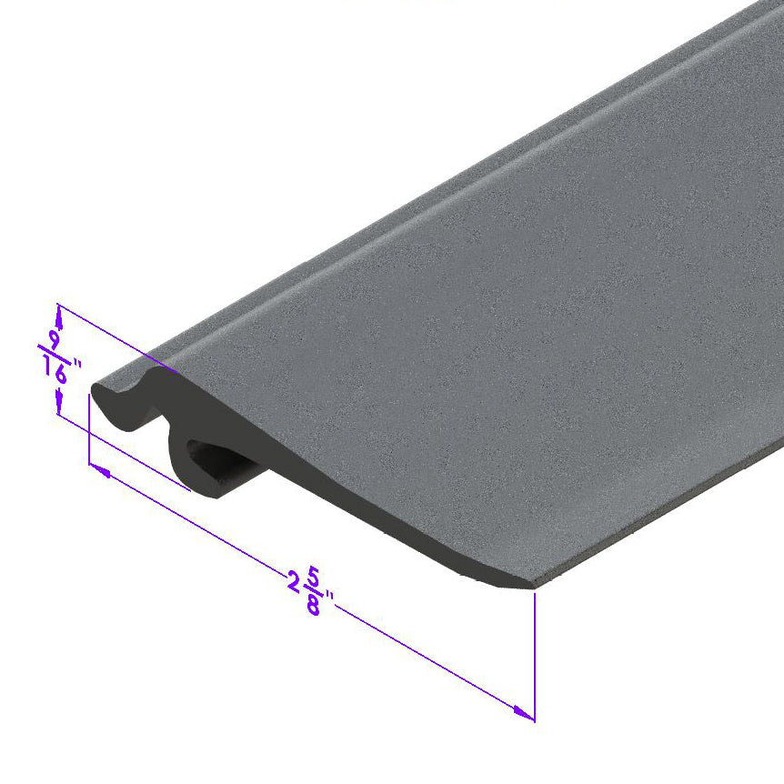 Lp 109-G/Ft Top Of Radiator Hood Seal 2-3/4" Wide Sold By The Foot Ford F-100 1953-1956, F-250 1953-1956, F-350 1953-1956
