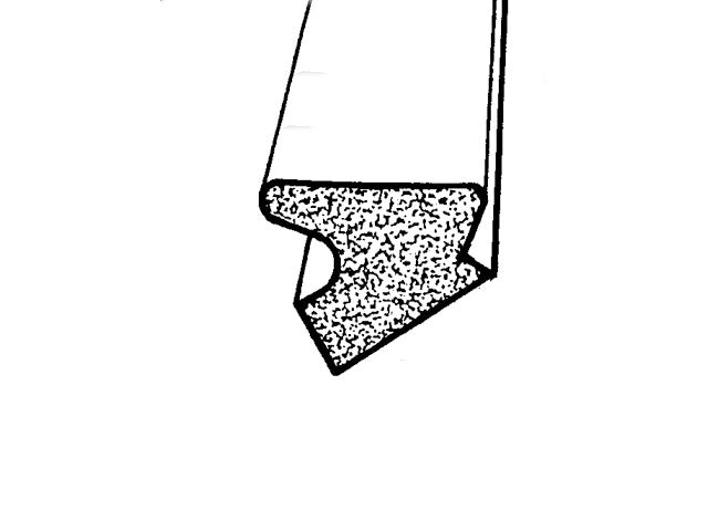 Lp 110-A/Ft Roof Rail Seal Fits 4-Door Hardtops And Wagons Buick Century 1957-1958, Limited 1958, Roadmaster 1957-1958, Special 1957-1958