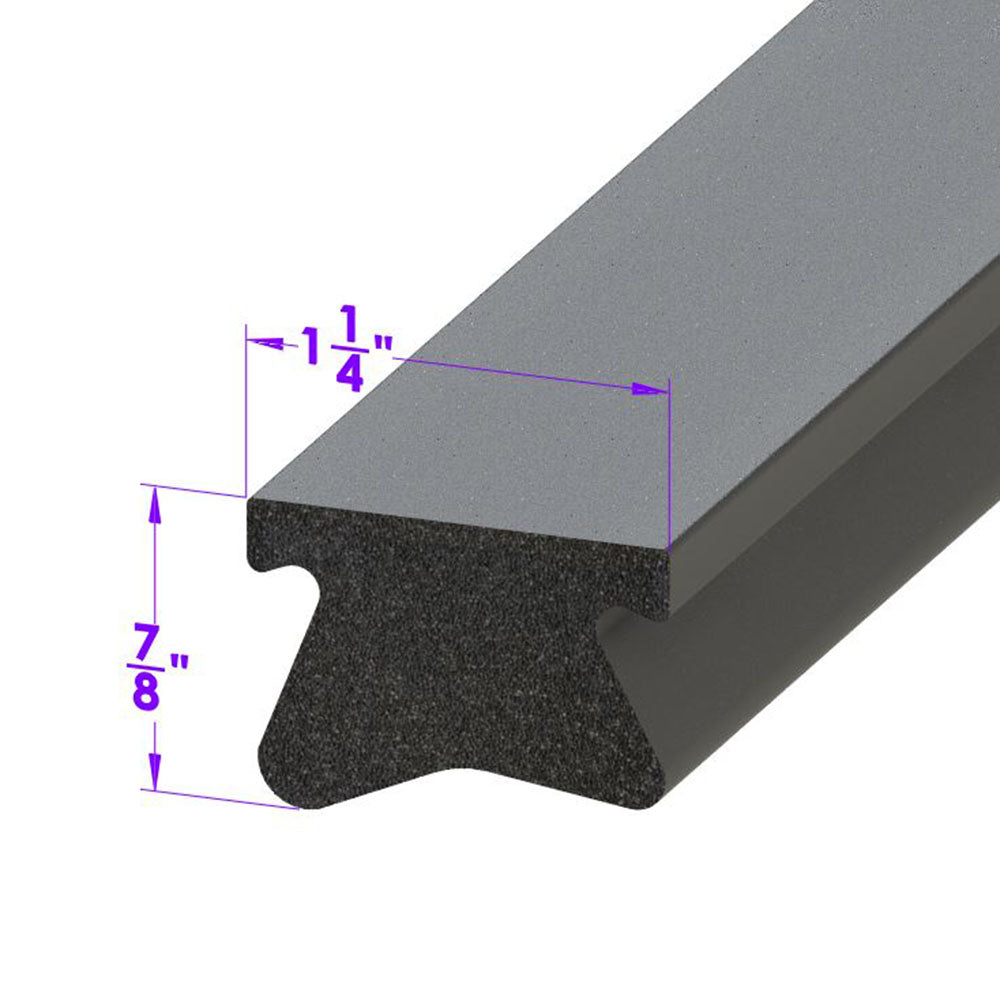 Lp 110-L Roof Rail Seal Used Above Side Windows Sold By The Foot