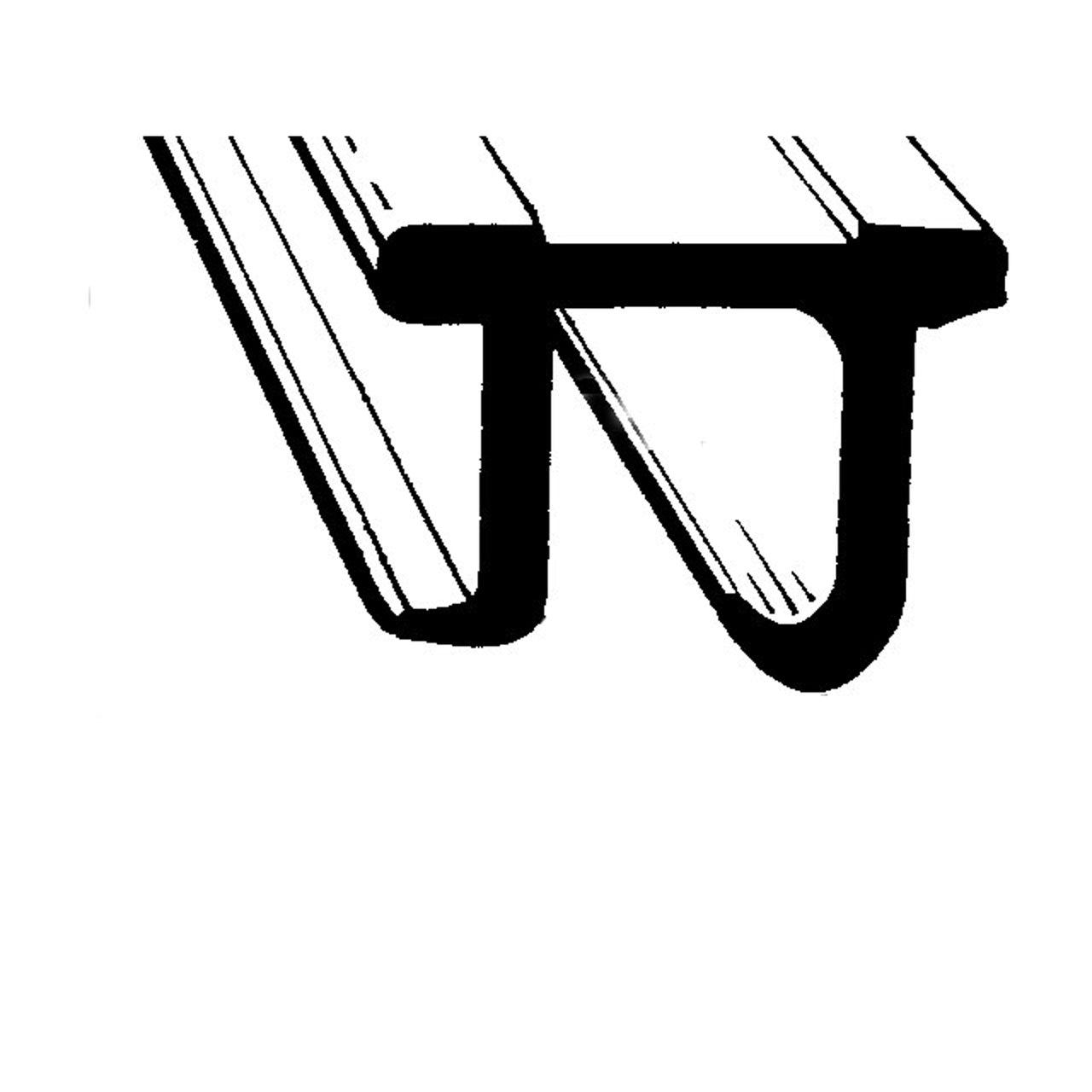 Lp 110-U Roof Rail Seal (Rear) Sold By The Foot