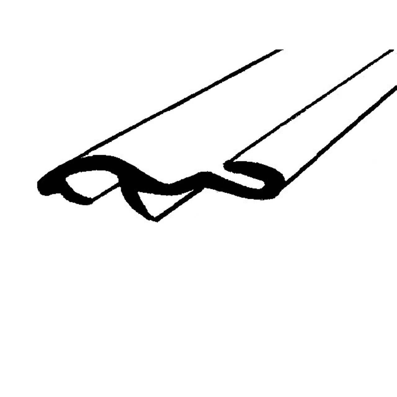 Lp 111-D Fender Skirt Seal Sold By The Foot Ford Thunderbird 1958-1960