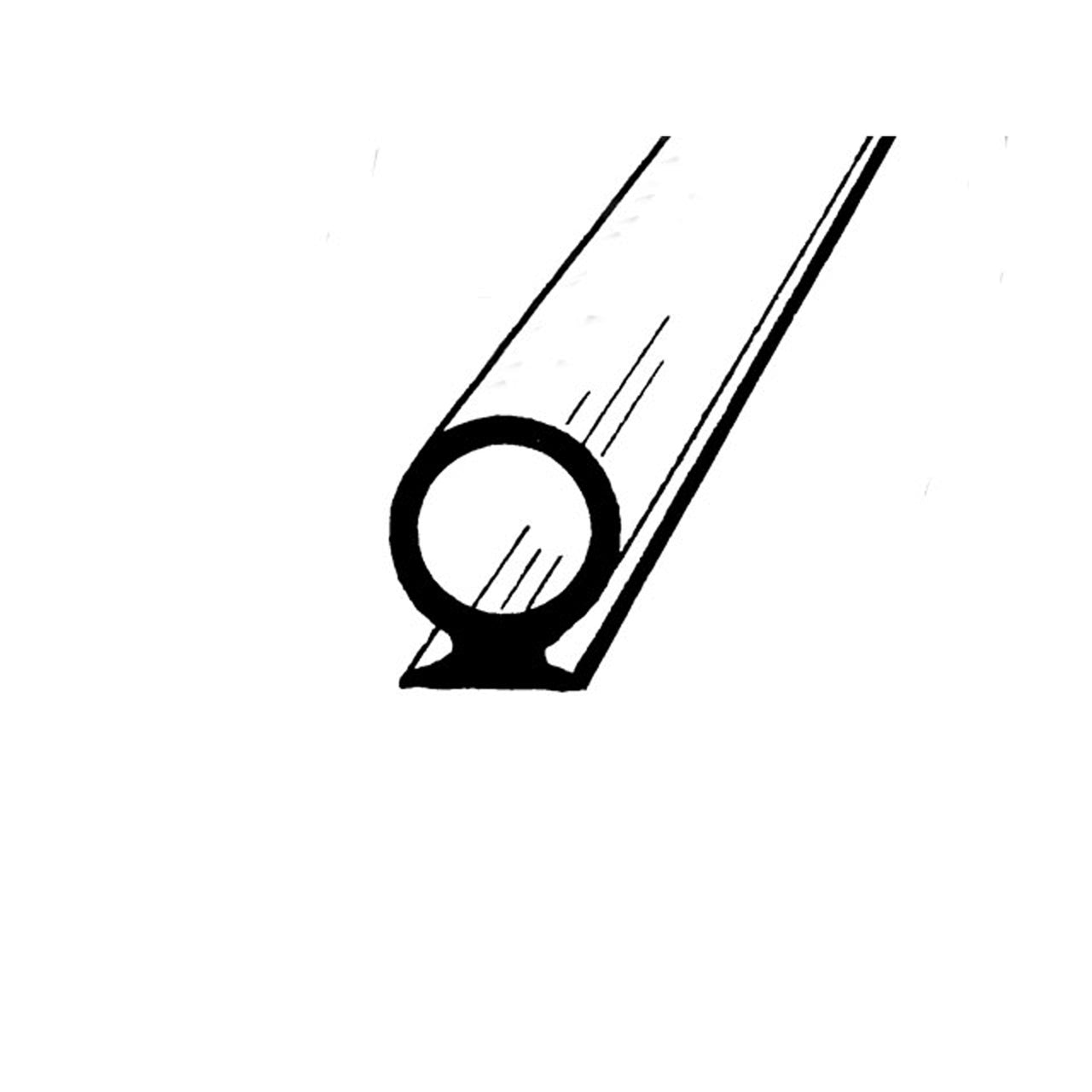 Lp 112-B Door Bottom Seal Fits In Steel Track Or Held By Clips