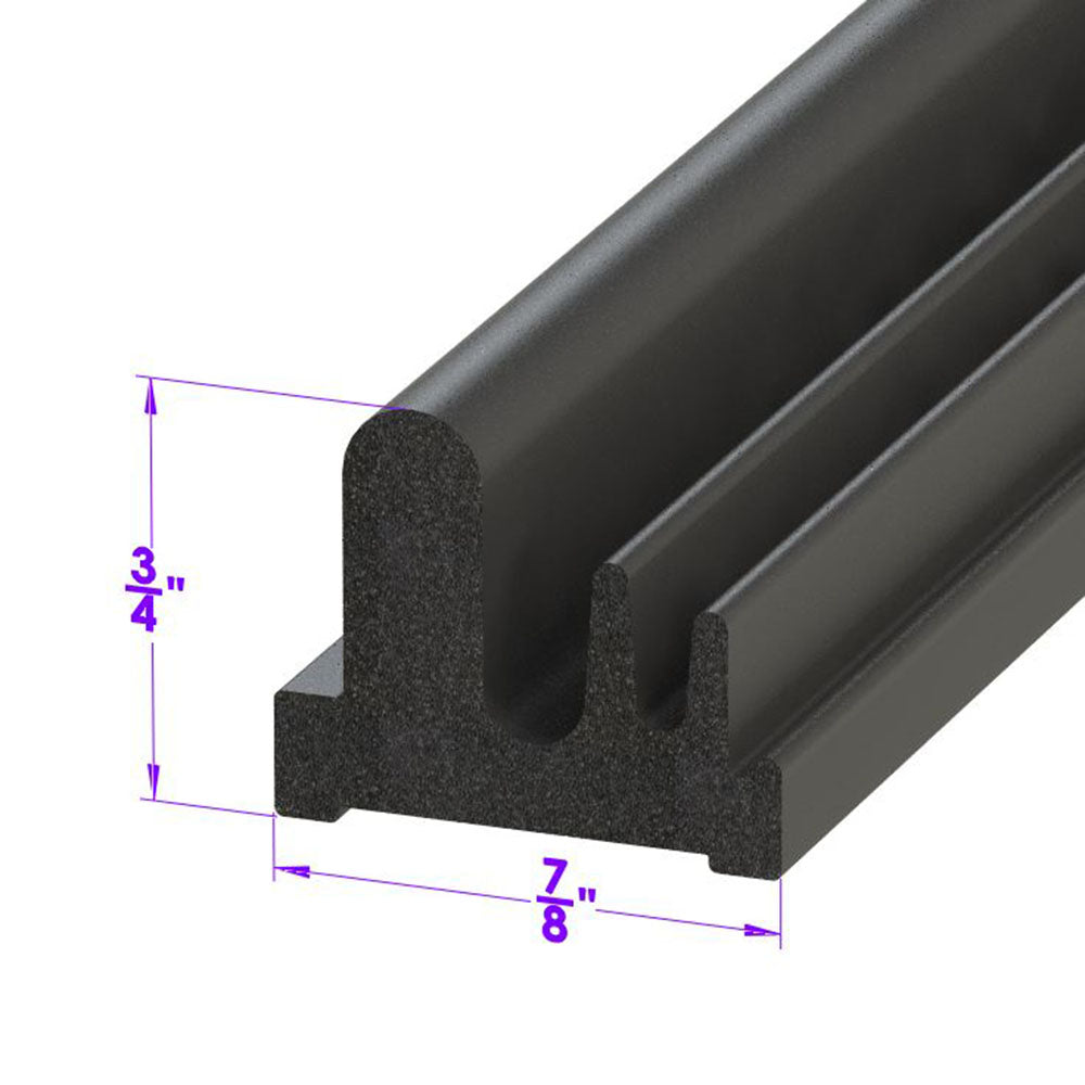 Lp 120-J Roof-Rail Seal 0.906 In W X 0