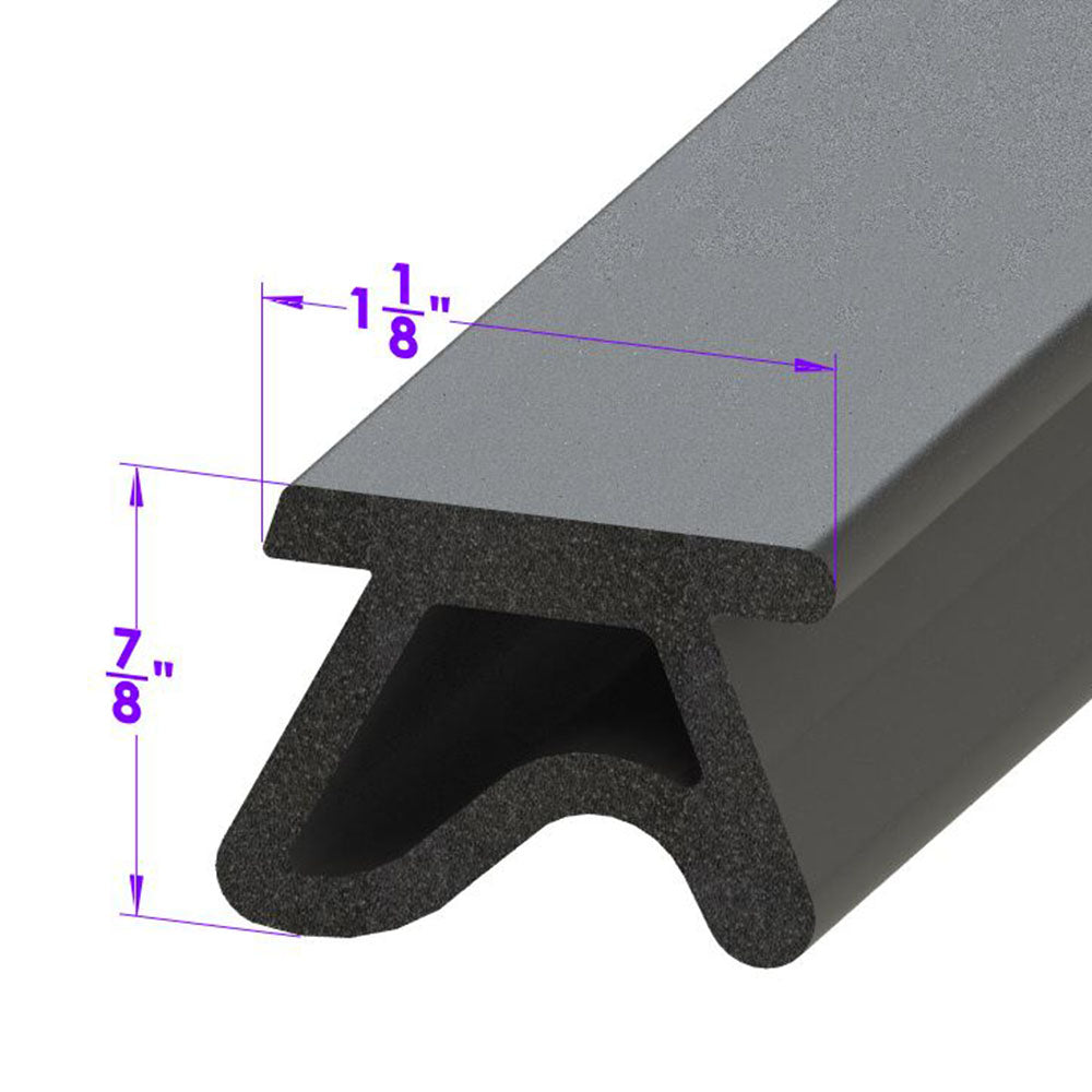 Lp 120-M Roof Rail Seal Sold By The Foot