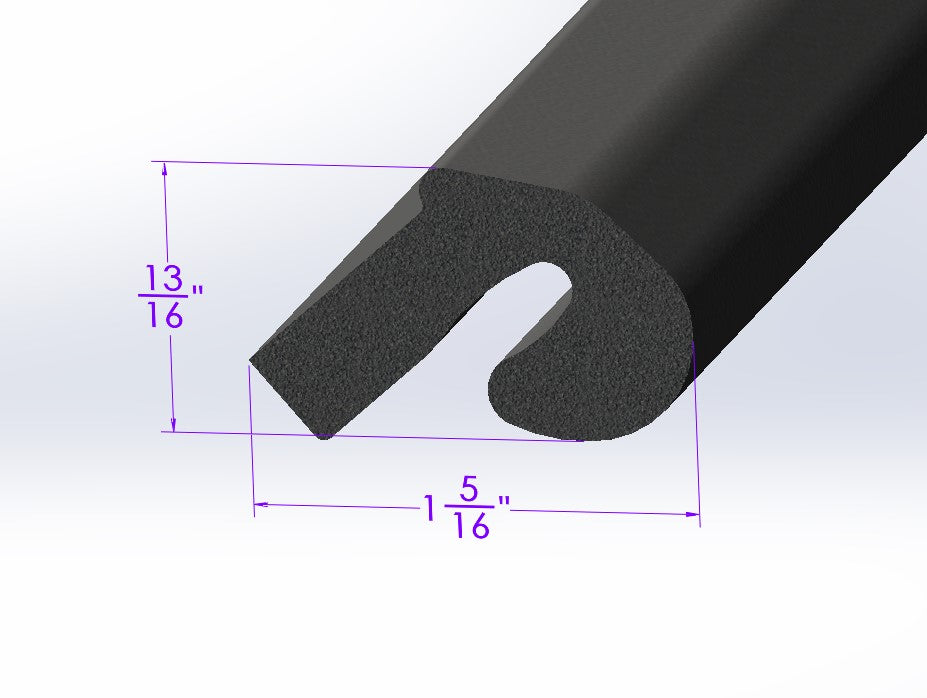 Lp 14-S Hood Surround Seal Sold By The Foot