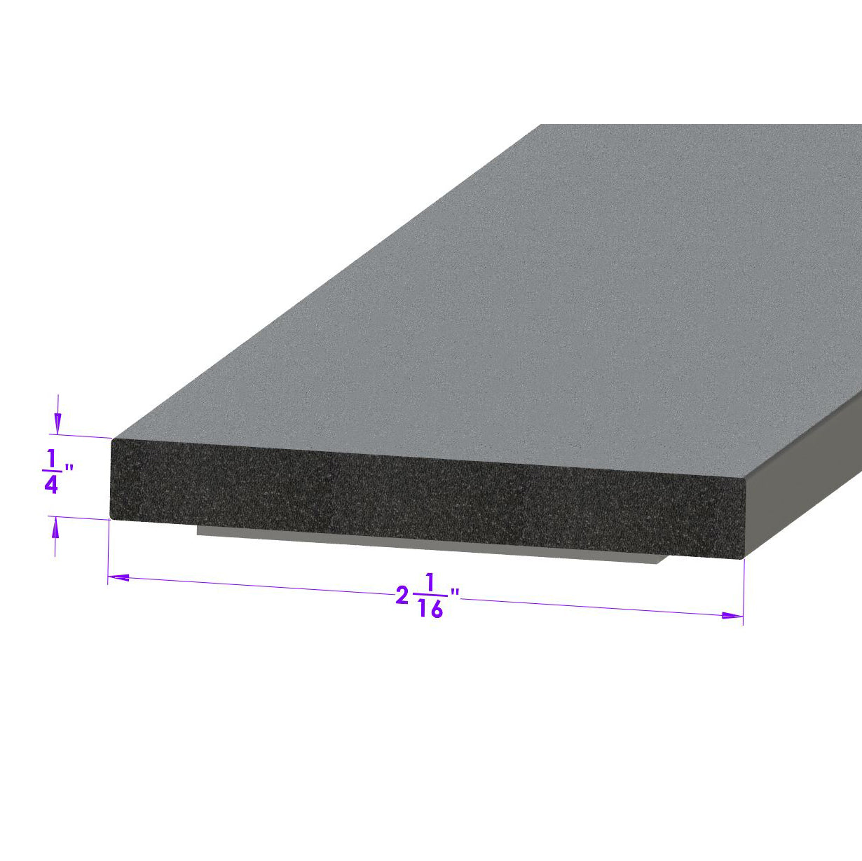 Lp 21225 Camper Top Seal 2-1/2" Wide X 3/16" Thick