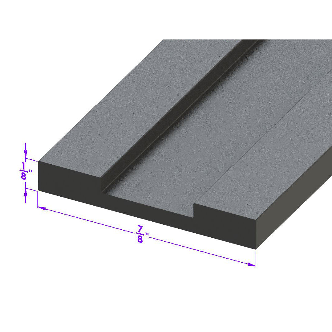Lp 22-C/Ft Cowl And Hood Seal All Rubber, 7/8" Wide