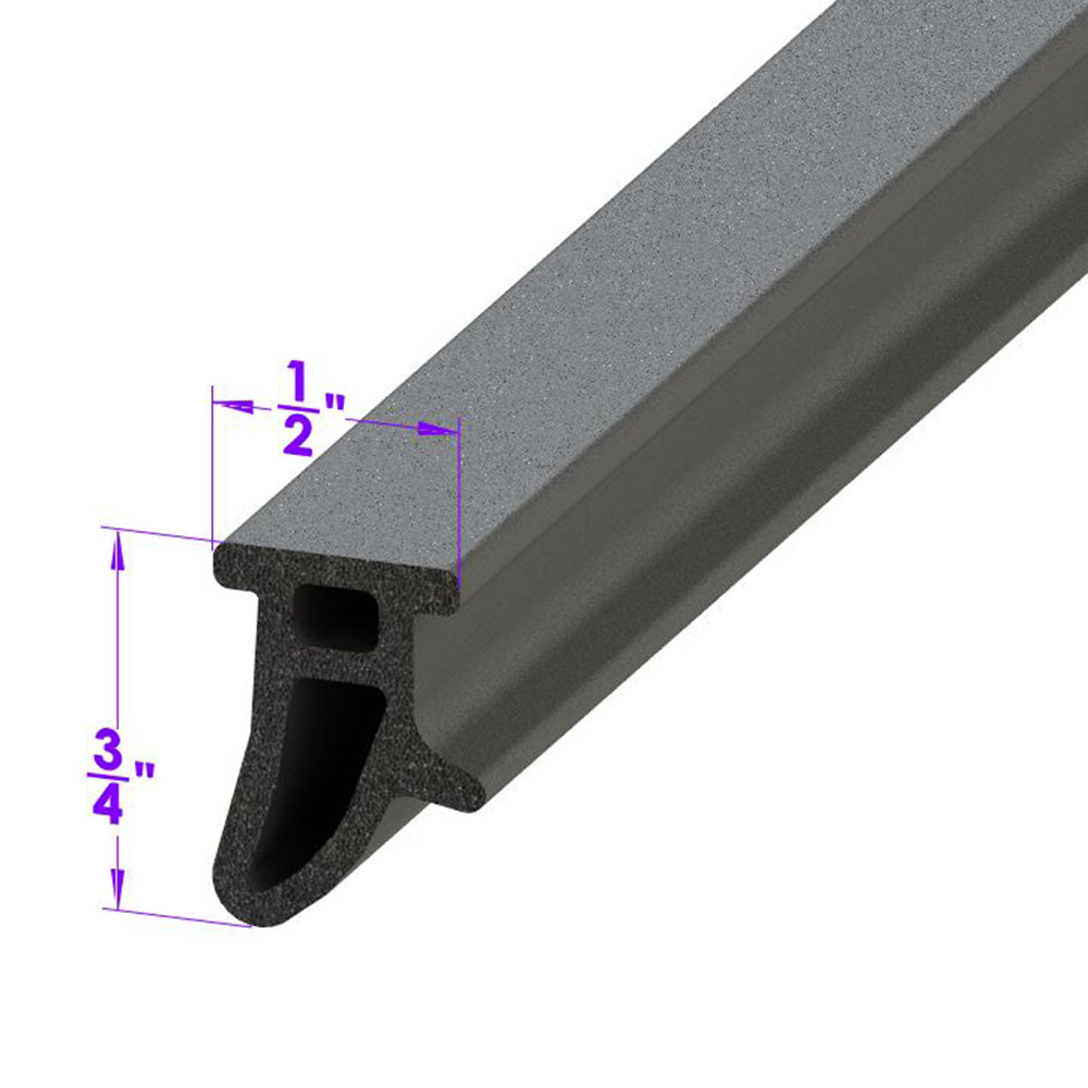 Lp 40-F Door Side Seal, Without Clips (For Seal With Clips Ford Club Wagon 1966-1967, Country Sedan 1966-1967, Country Squire 1966-1967