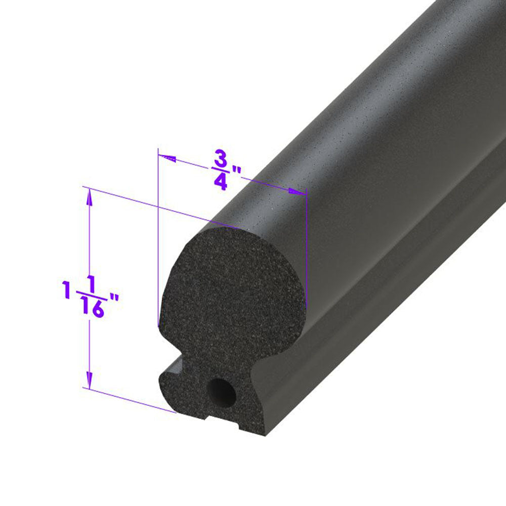 Lp 40-V Door Seal, For Cargo And Slider Sold By The Foot
