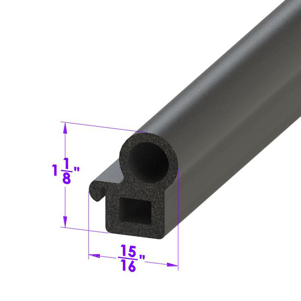 Lp 46-T Tailgate Seal Sold By The Foot