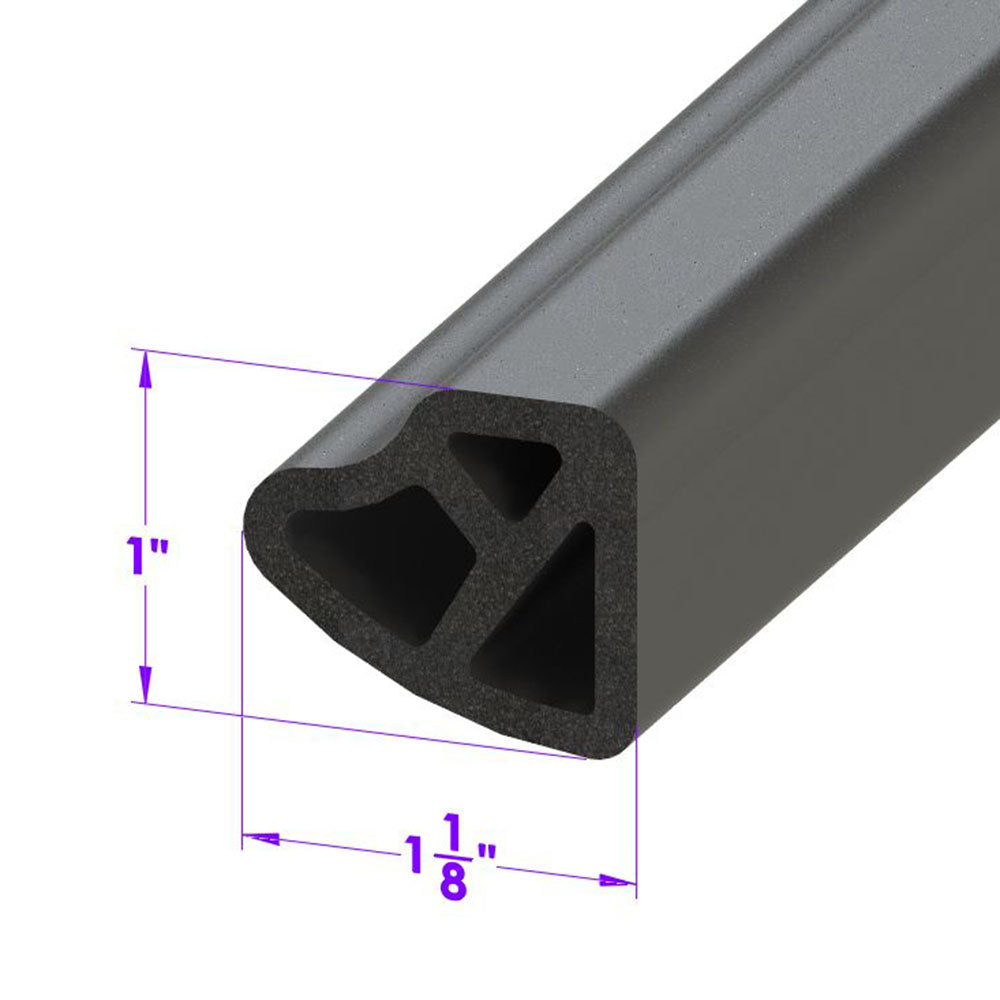 Lp 48-B Lower Tailgate Seal, Vertical Sold By The Foot
