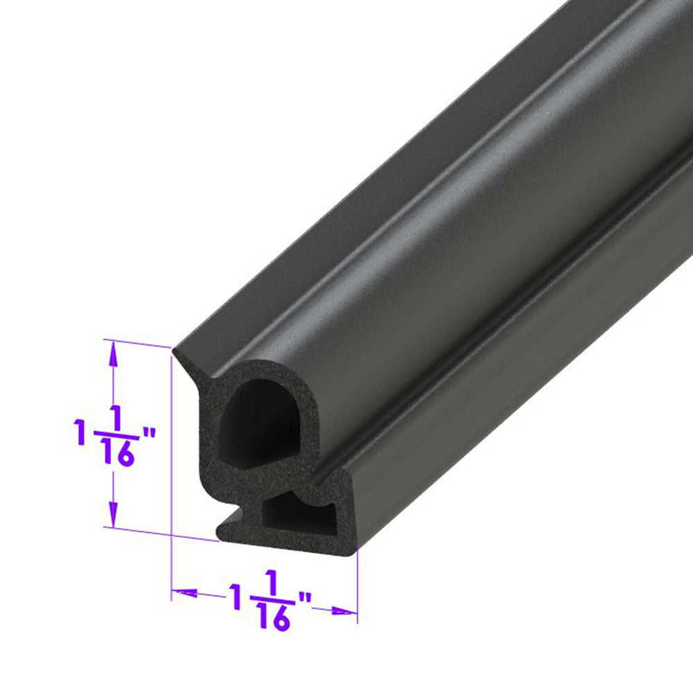 Lp 48-C Full Steel Front Door Seal Sold By The Foot