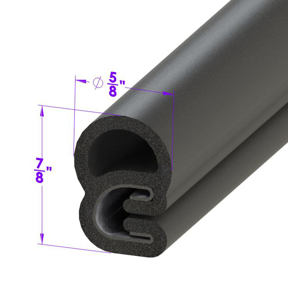 Lp 48-E Tailgate Seal Sold By The Foot