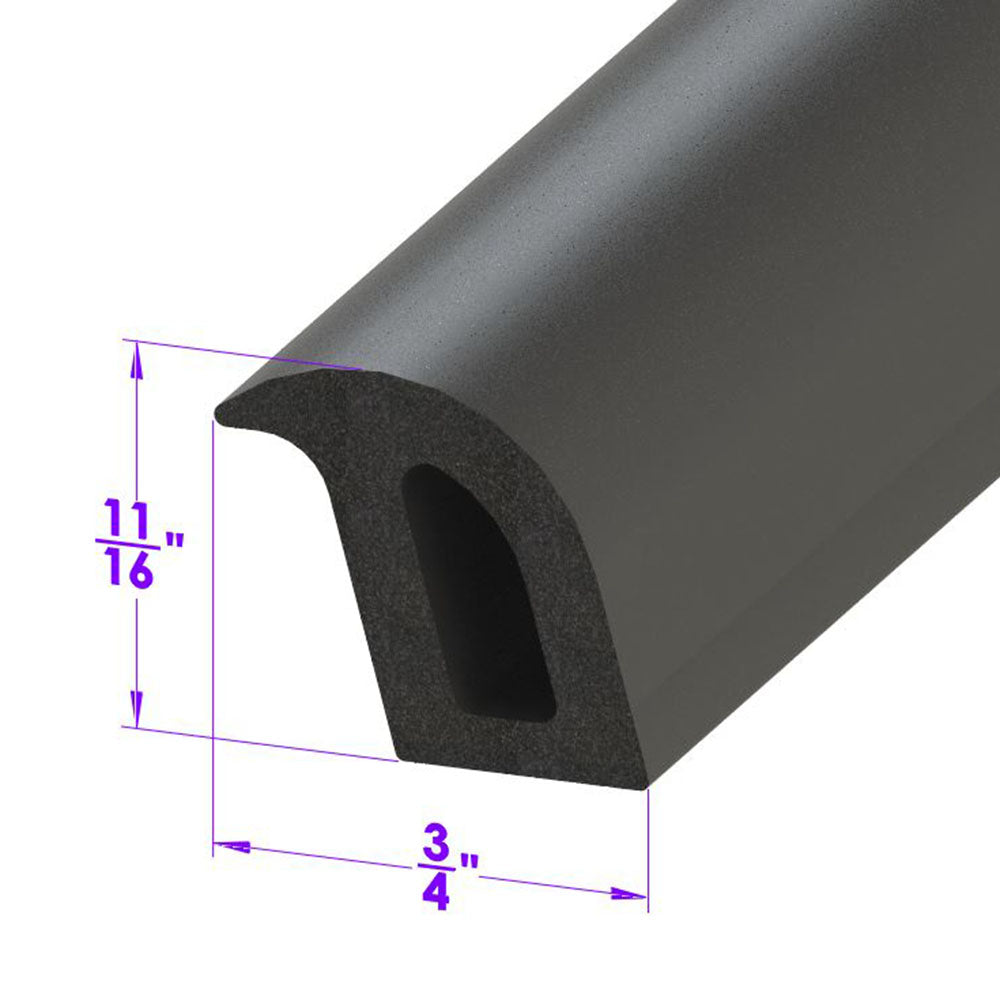 Lp 48-F Tailgate Seal Sold By The Foot