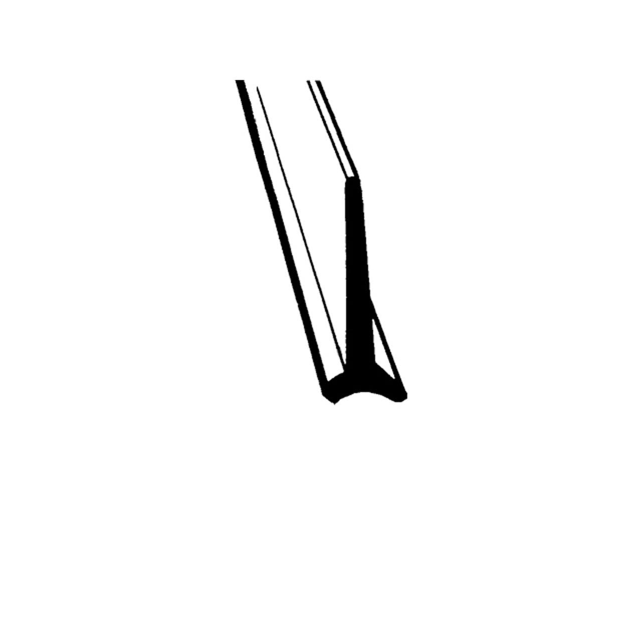 Lp 49-A Swing-Out Windshield Seal 3/4" "T" Rubber