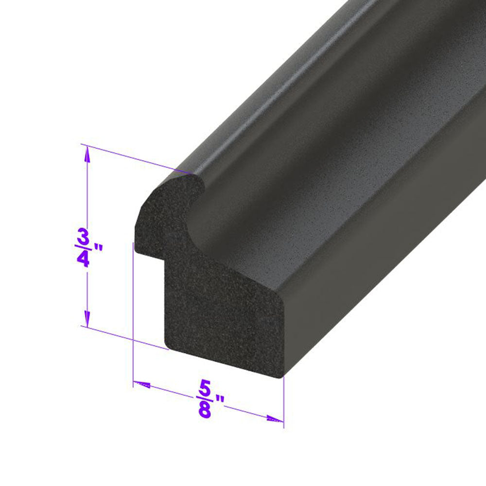 Lp 50-B Trunk Seal For Cars With Narrow Gutters Sponge Rubber