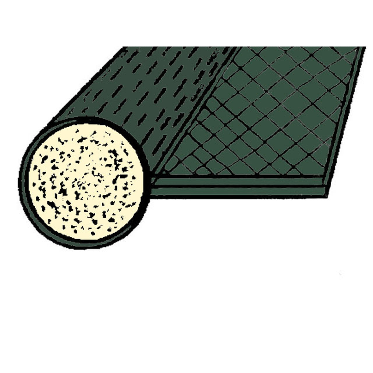 Lp 57-J Forest Green, Cloth-Covered Sponge Windlace