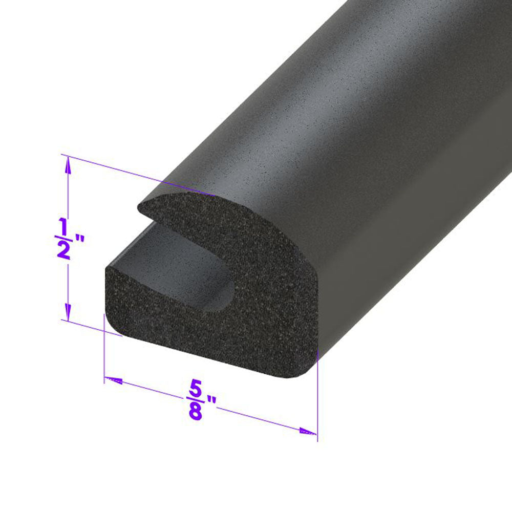 Lp 63-C Door, Trunk Side Seal Narrow Style Shelby Cobra 1963-1966