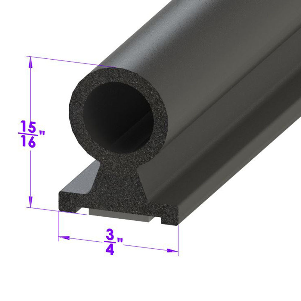 Lp 78348 Adhesive Backed Weatherstripping, Bulb Style