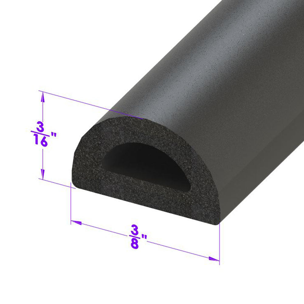 Lp 80-C D Shaped Extrusion 354" Wide X 216 High