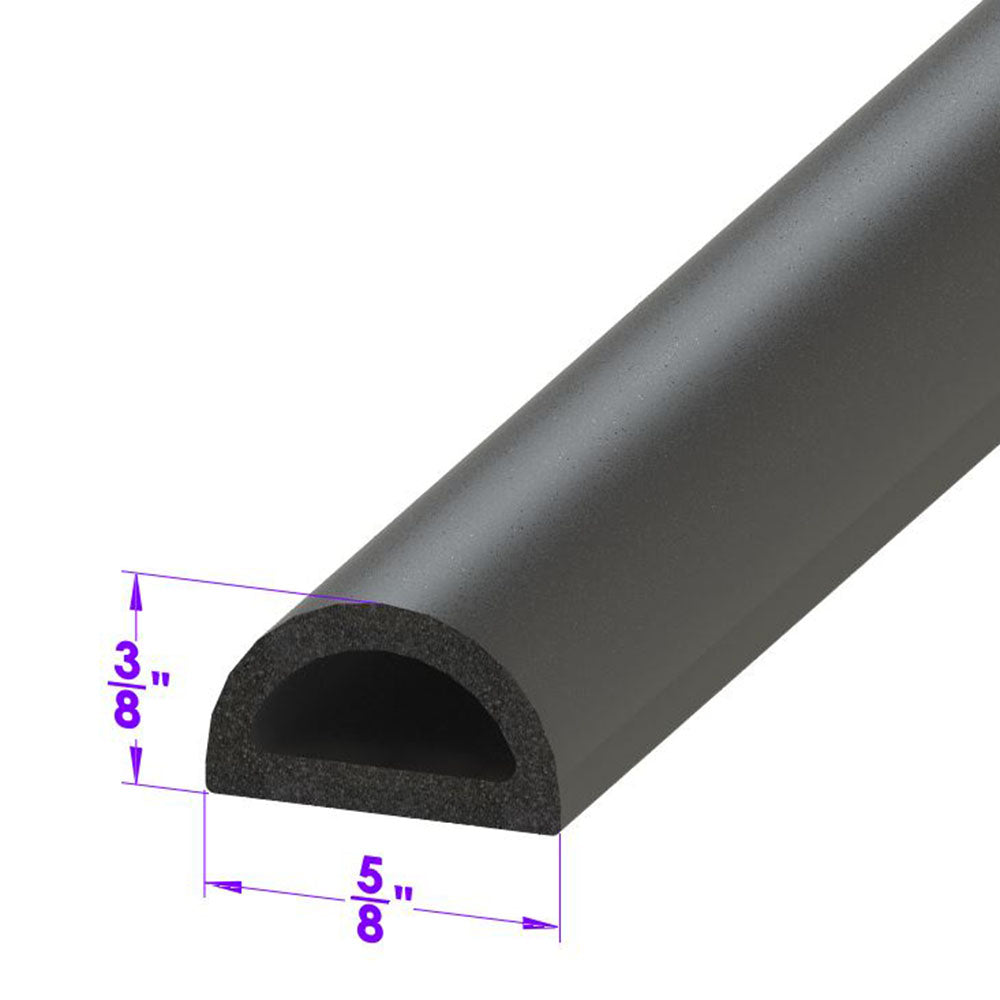 Lp 80-E "D" Shaped Extrusion 61" Wide X 36" High
