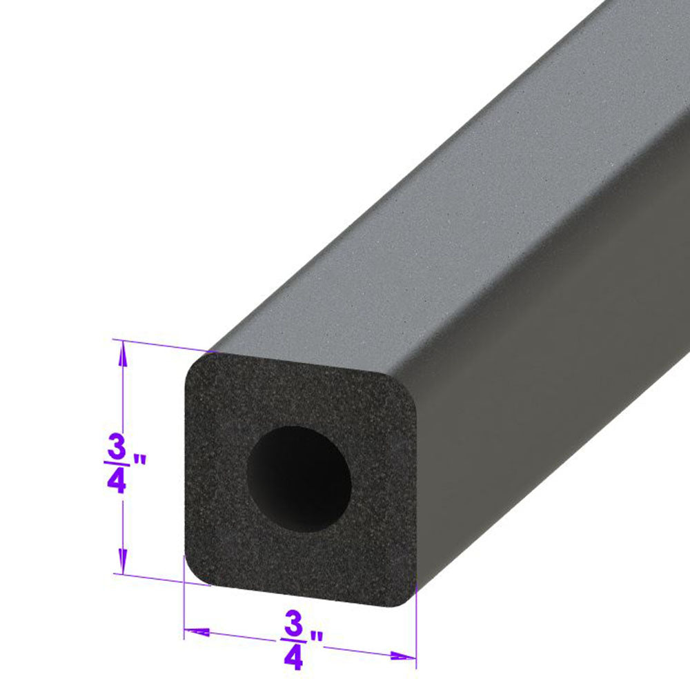 Lp 80-N Square Shaped Extrusion 3/4" Square Sold By The Foot