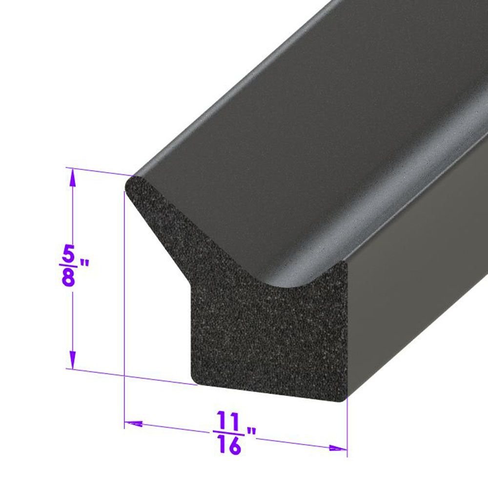 Lp 80-S Extrusion 9/16" X 13/16" Sold By The Foot