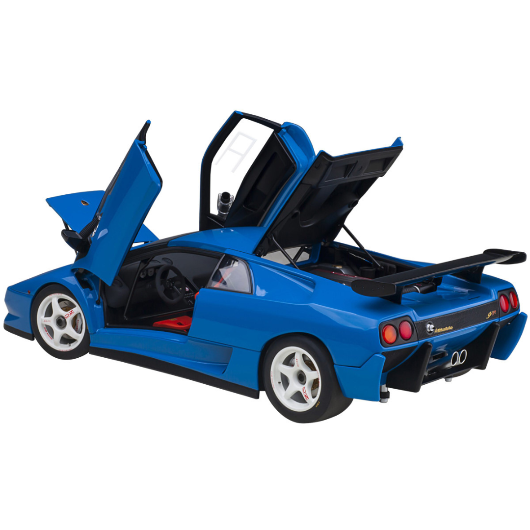 Autoart Lamborghini Diablo SV-R 1/18 Blu Le Mans Scale Model Autoart Lamborghini Diablo SV-R 1/18 Blu Le Mans Scale Model
