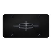 lincoln-license-plate-chrome-on-black