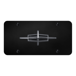 lincoln-license-plate-chrome-on-black