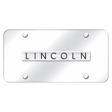lincoln-name-license-plate-chrome-on-mirrored