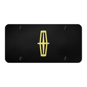 lincoln-vertical-black-fill-license-plate-gold-on-black