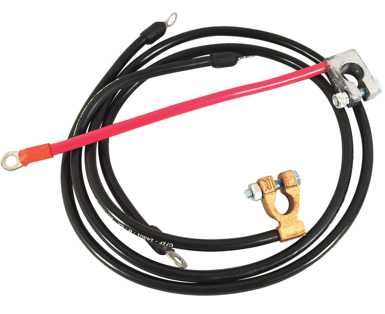 1967-1967 Mustang Battery Cables - 6 Cylinder - CA-MA10017-Classic-Auto-Store-Online