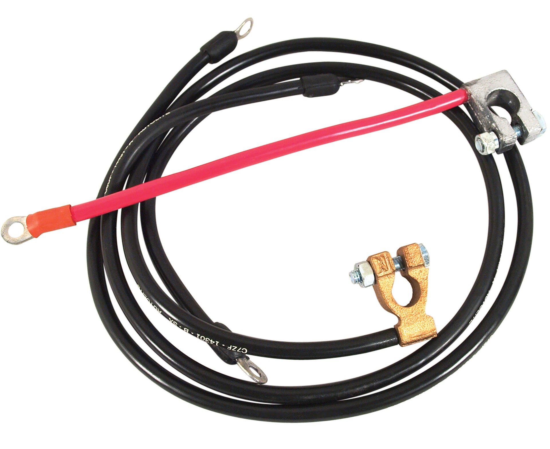 1967-1967 Mustang Battery Cables - 6 Cylinder - CA-MA10017-Classic-Auto-Store-Online