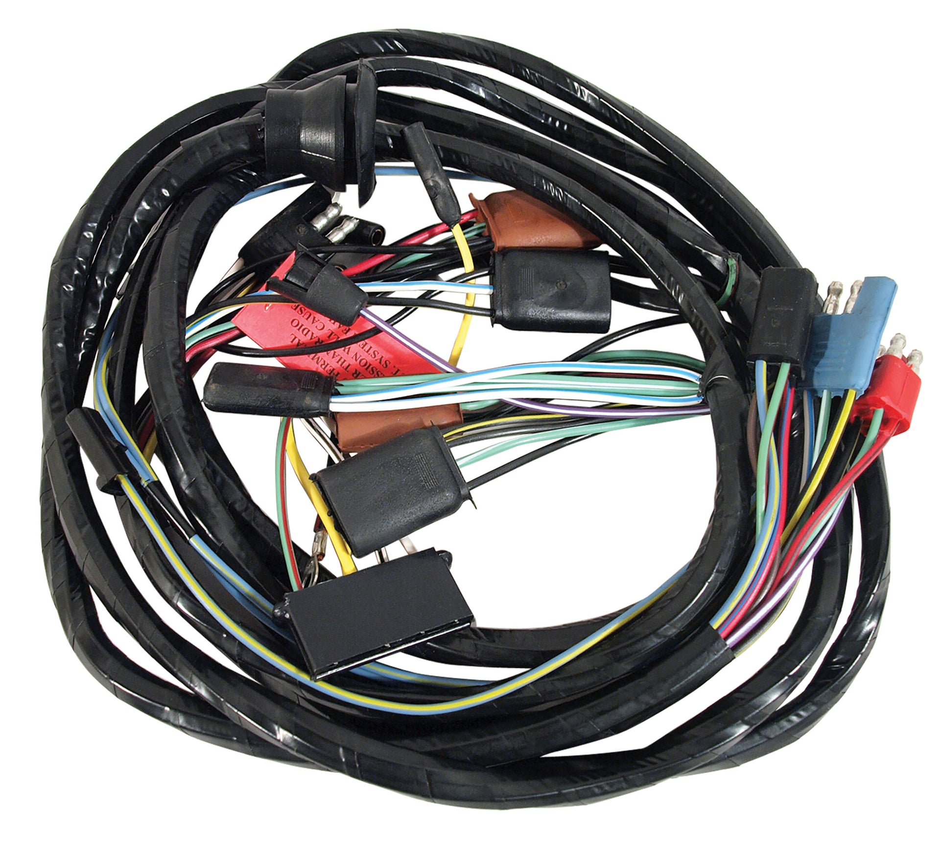 1965-1965 Mustang Headlight Harness From Firewall - W/Warning Lights - CA-MA10055-Classic-Auto-Store-Online