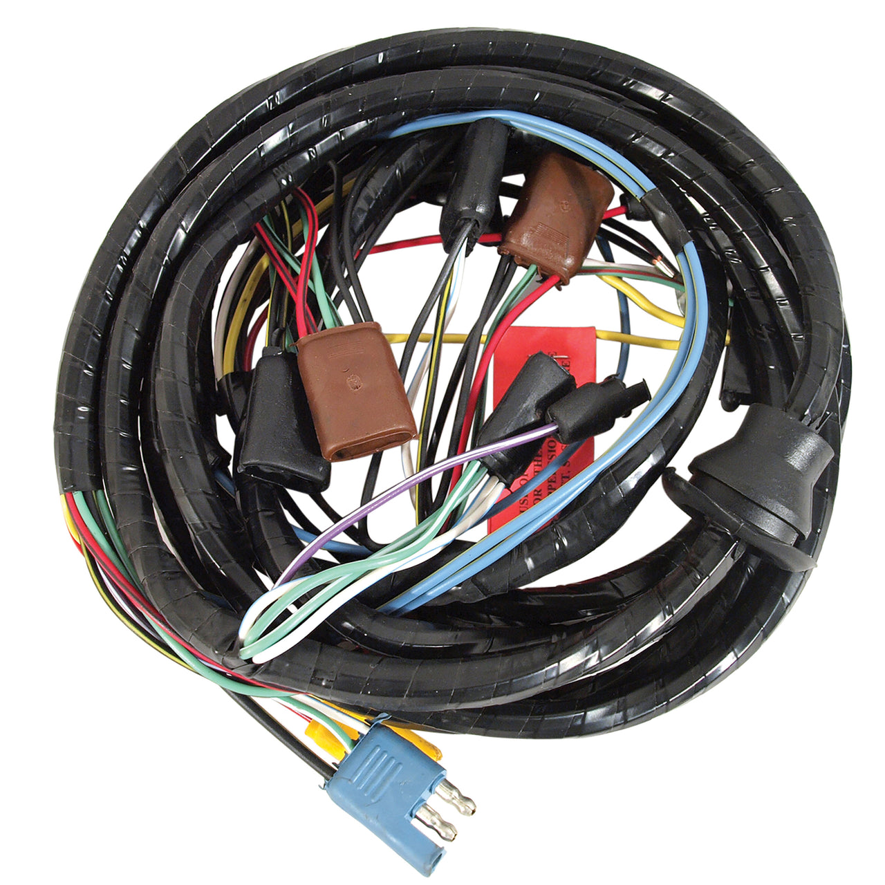 1967-1967 Mustang Headlight Harness From Firewall - W/O Fog Lights(GT) & Tachometer - CA-MA10058-Classic-Auto-Store-Online