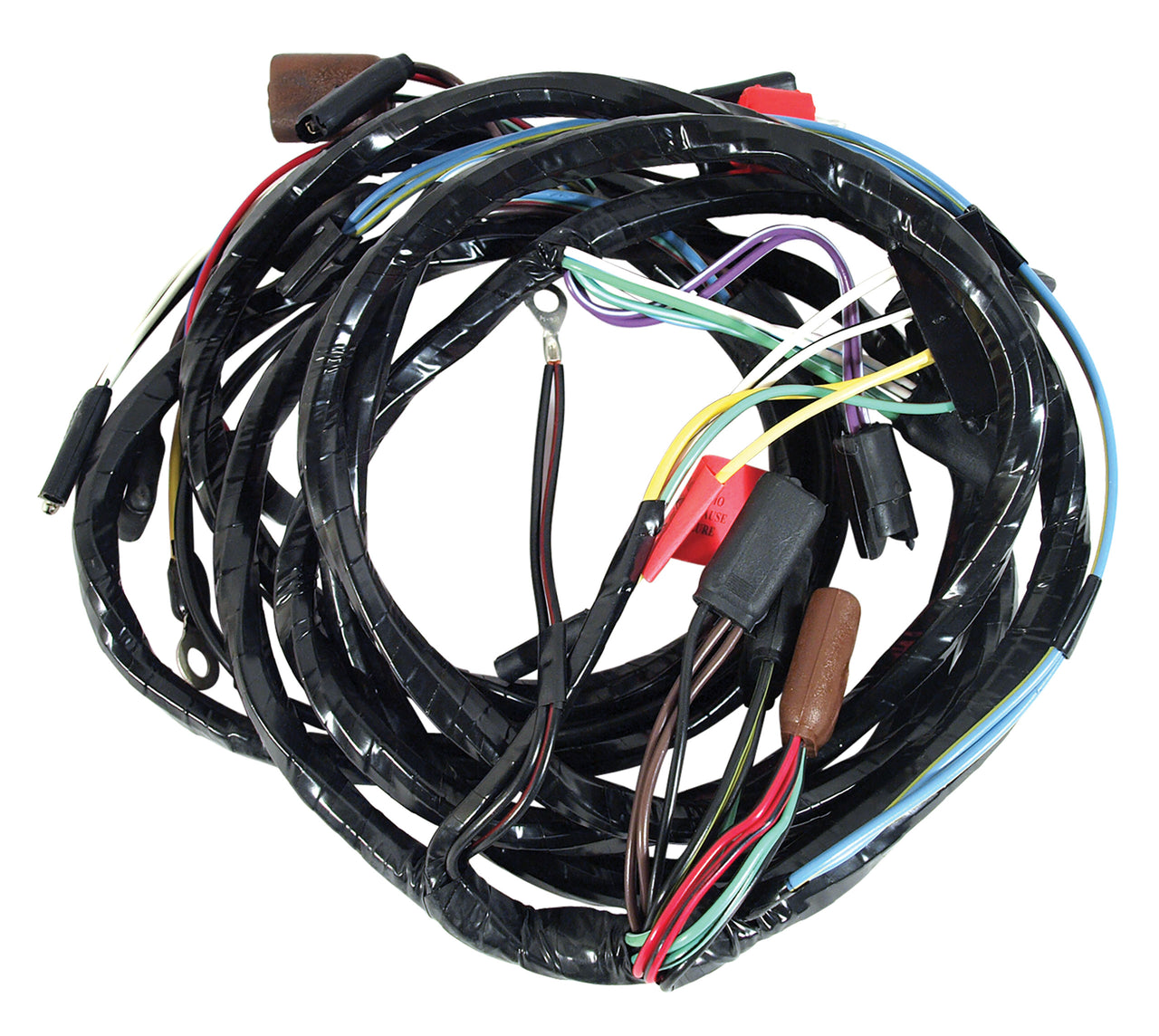 1968-1968 Mustang Headlight Harness From Firewall - W/Tachometer Only - CA-MA10060-Classic-Auto-Store-Online