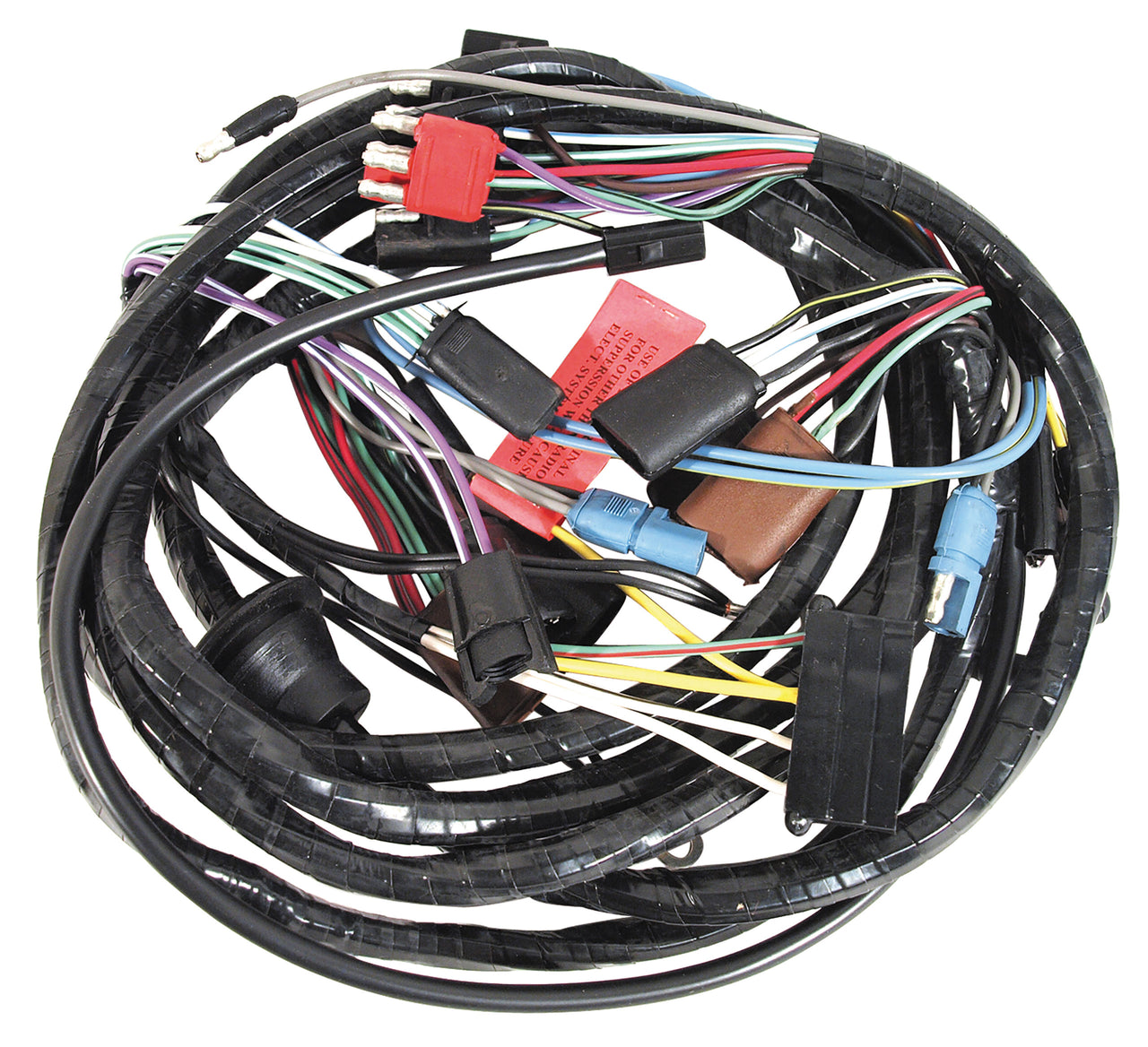 1968-1968 Mustang Headlight Harness From Firewall - W/Fog Lights(GT) & Tachometer - CA-MA10061-Classic-Auto-Store-Online